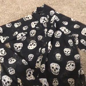 Cute skull blouse